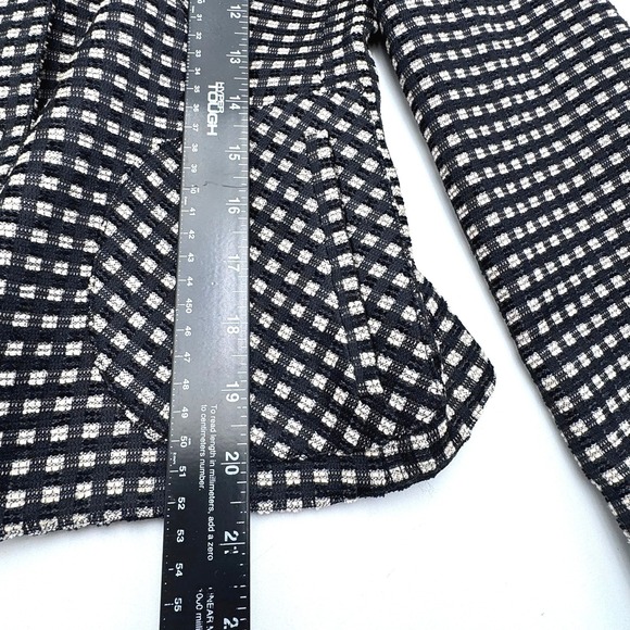 Armani Collezioni Black and White Windowpane Blazer - Picture 9 of 10